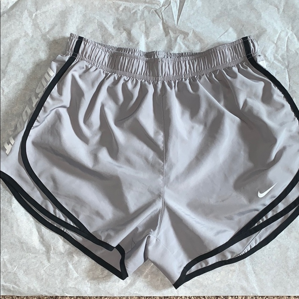 grey nike air dry shorts